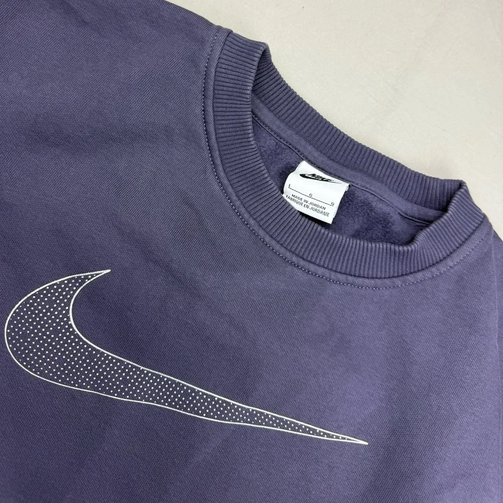Nike girls‎ Purple fleece sweatshirt size Large